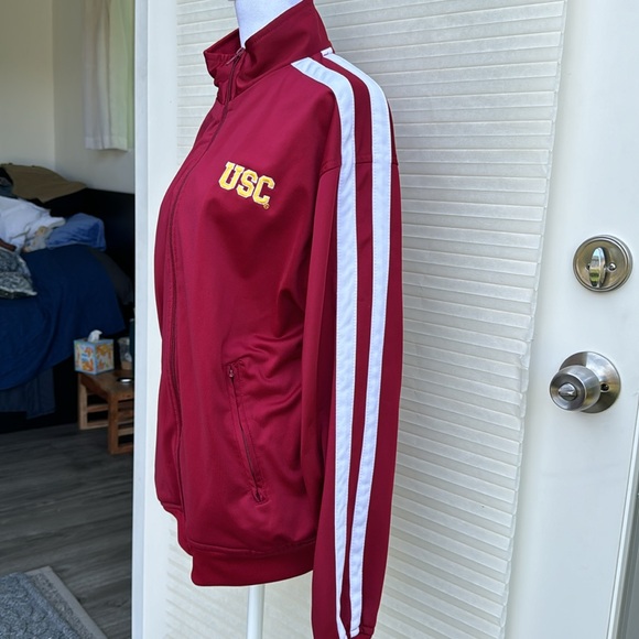 EUC USC Trojans Women’s Track Jacket Size Medium - Picture 2 of 5